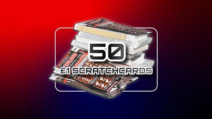 50 x £1 Scratchcards 