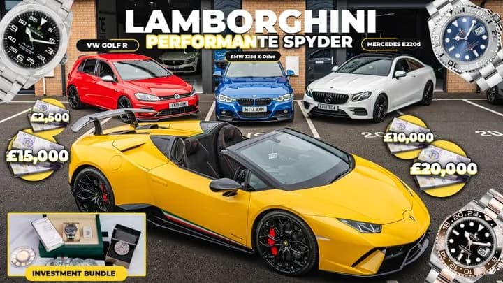 2019 Lamborghini Huracán Performante Spyder + 1,000x InstaWins