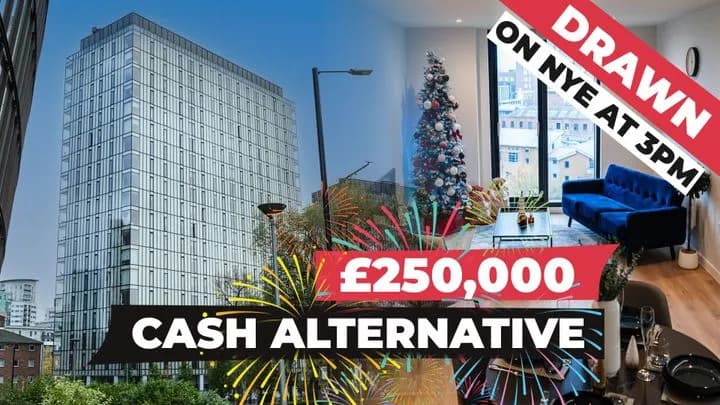 Manchester Centre Apartment + 2,000x InstaWins (£250,000 CASH ALTERNATIVE)