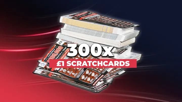 300 x £1 Scratchcards 